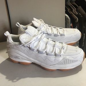 Reebok DMX Run 10 Mens White Leather Athletic